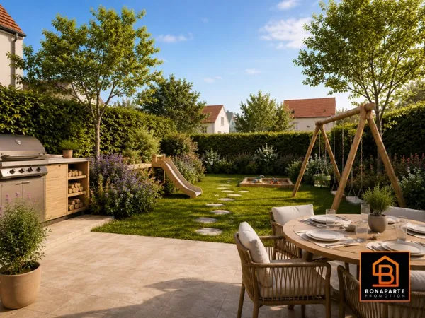 SABLONS : maison 3 pièces neuve avec jardin et deux parkings