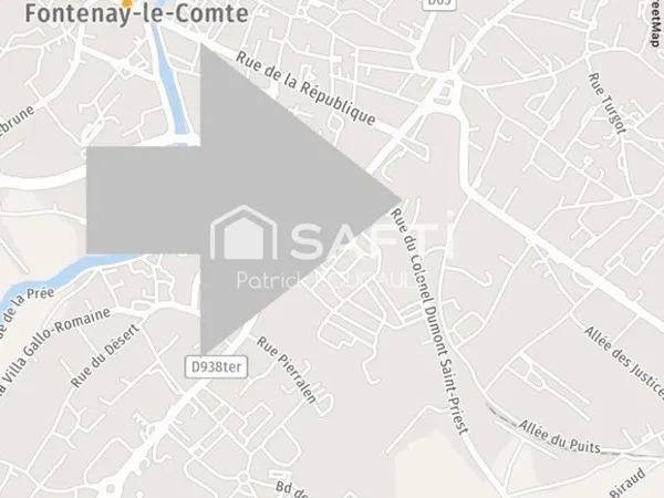 Hors lotissement, Terrain constructible 1045 m2