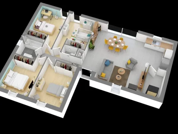 Maison neuve 5 pièces 94 m²