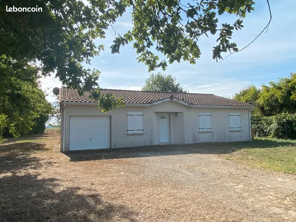 Loue maison T4 (90 m2) Lansac