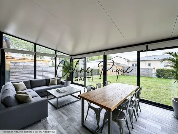 Maison 6 pièces 4 chambres avec véranda, garage et jardin