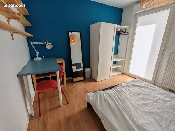 Loue chambre en colocation chr Lille loos