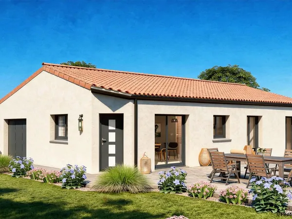 Terrain + maison 91 m²
