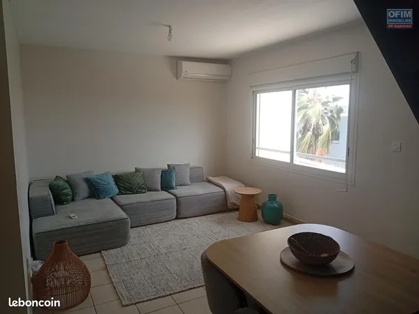 A louer appartement t3 meuble de 78 m2 avec jardin a la saline les bains