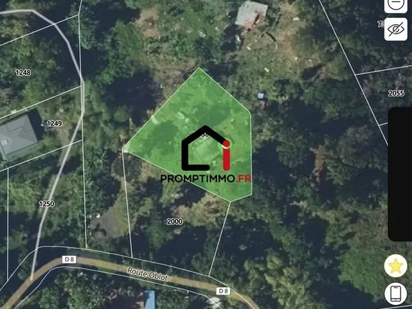Terrain 1371 m² Sainte-Luce