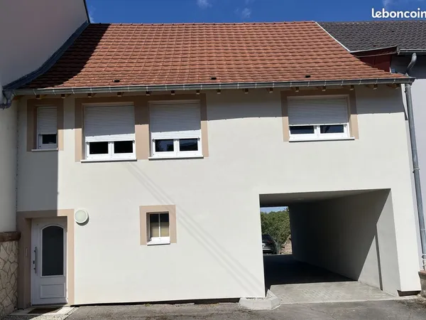 Maison plus de 100 m² avec garage + parking et jardin
