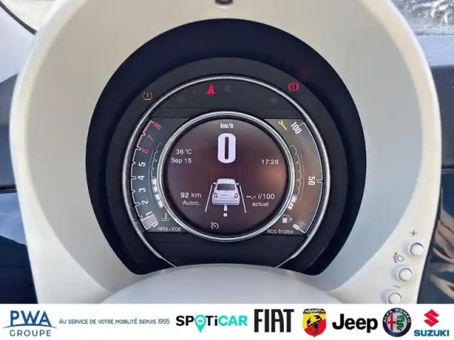 Fiat 500 1.2 8v 69ch lounge — photo 14