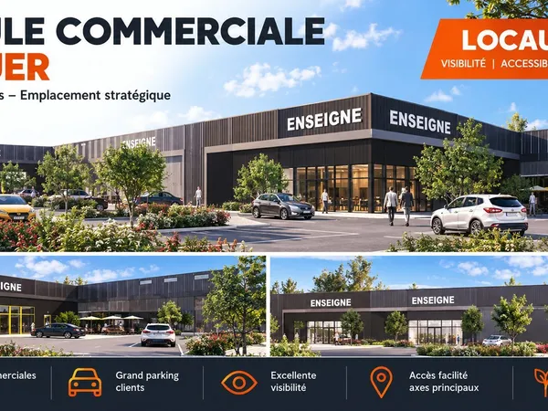 A LOUER - VANNES NORD - Local commercial de 300 m² environ