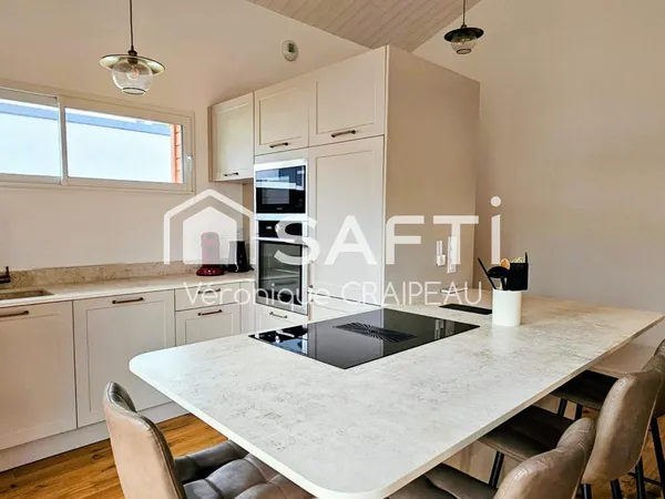 Emplacement privilégié pour cette maison neuve en ossature bois.