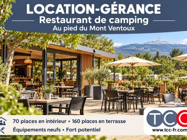 LOCATION GÉRANCE DE 9 MOIS RESTAURANT DE CAMPING