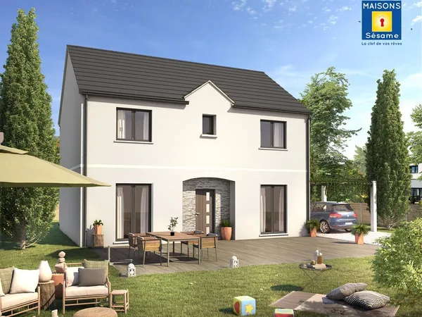 Terrain + maison 132 m²