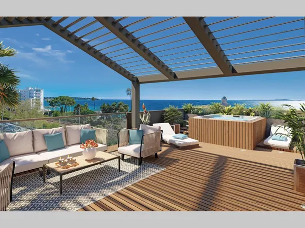 Programme neuf, duplex 3 chambres, terrasses, vue panoramique