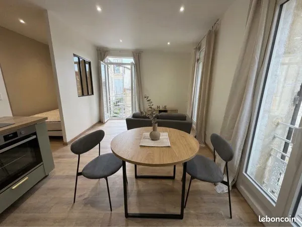 Studio meublé rénové de 26 m² - Centre-ville de Bergerac