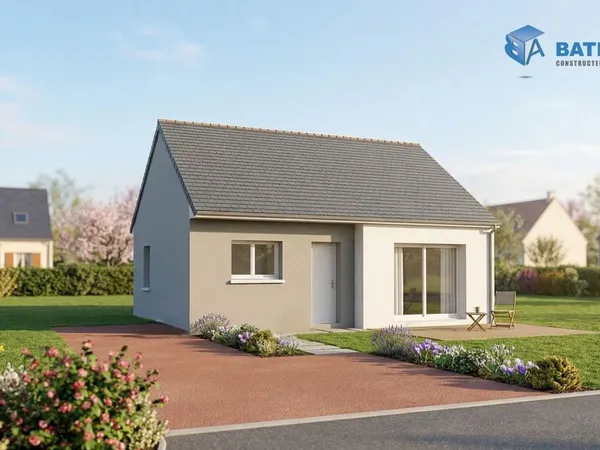 Projet de construction d'une maison 53 m² avec terrain à SAINT-OUEN-DES-TOITS (53)