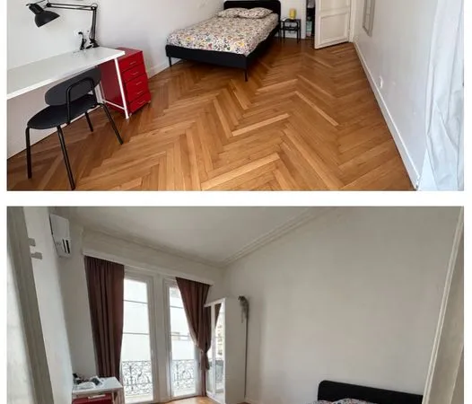 Chambre meublée à neuf et climatisées / Colocation / Place Franklin - Nice