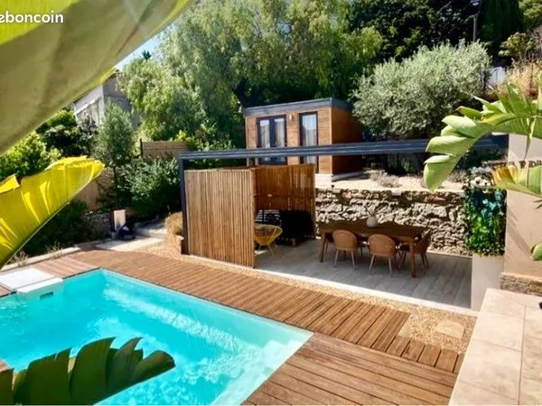 Mini-villa meublée piscine et dépendance