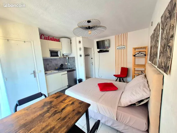 Studio bail mobilité / vue mer