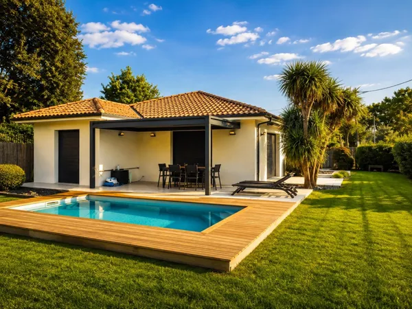 Maison avec piscine au calme à Gujan-Mestras
