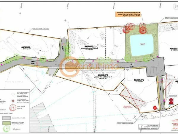 TERRAIN 1864 m² AMBARES ET LAGRAVE