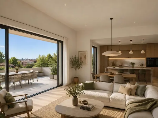 DERNIER ETAGE - 3 PIECES, TERRASSE - CHARTRONS