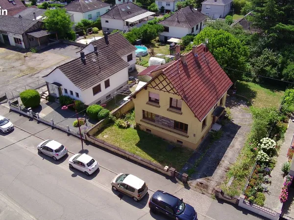 Blaesheim, maison 5 chambres, isolation extérieure, sur un terrain de 5,5 ares clôturé