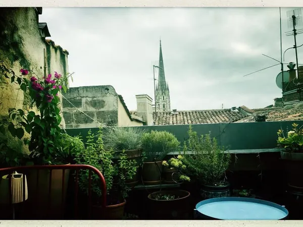 Duplex terrasse pierre apparante St Michel