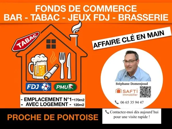 BAR - TABAC - JEUX FDJ / PMU - BRASSERIE
