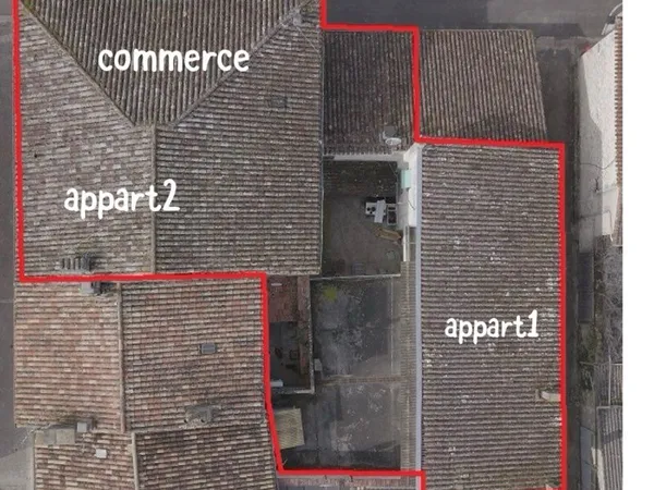 Immeuble 3 lots centre village