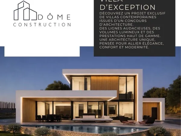 Villa d'architecte 160m2 4 chambres, sous sol complet, plein sud