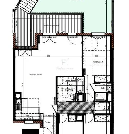 Appartement 4 pièces 102 m²