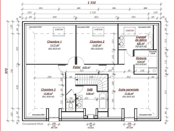 Maison neuve 7 pièces 185 m²