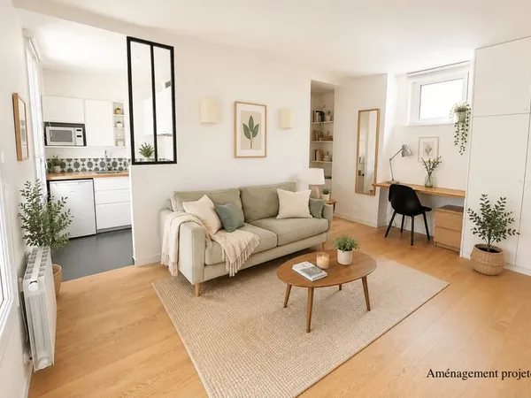 Appartement 1 pièce 27 m²