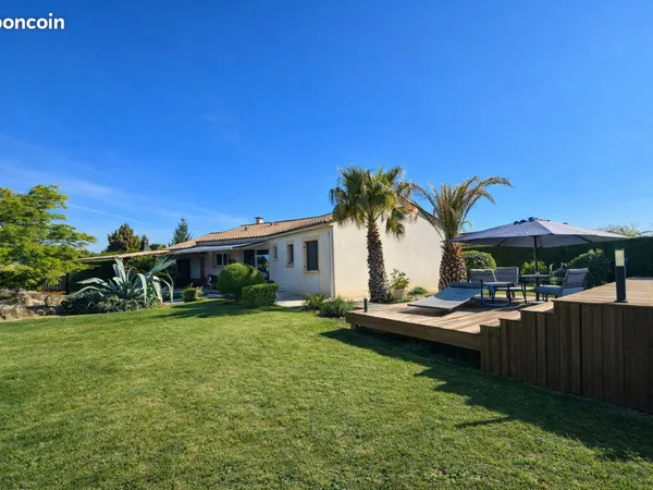 Maison de plain pied 3 chambres