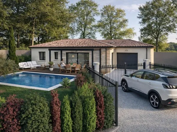 Projet de construction personnalisé sur terrain de 450 m² à Saint-Saturnin-lès-Avignon