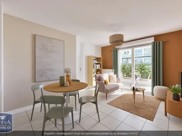 Appartement 2 pièces 38 m²