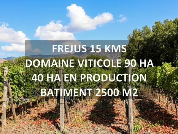 A vendre propriété viticole Centre Var