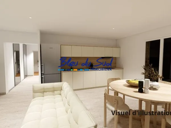Appartement T2 avec jardin et place de parking