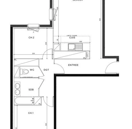 T3 Bezons 74m2