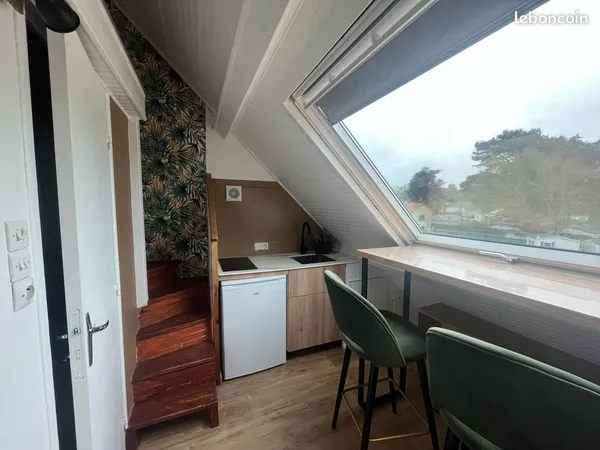 Studio vue mer meublé