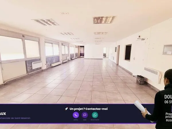 Bureaux 1 pièce 115 m²