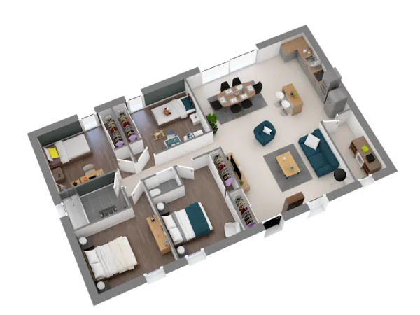 Maison neuve 5 pièces 100 m²