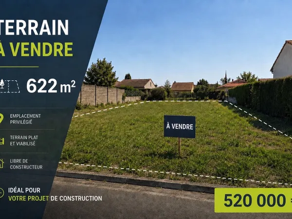 Terrain Noisy Le Grand 500 m2