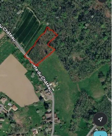 Terrain boisé pour menuiserie et chauffage