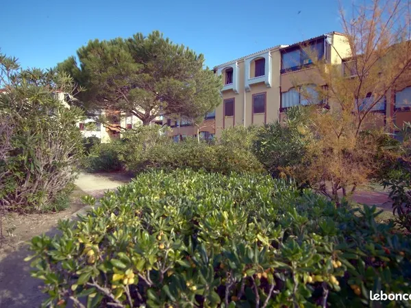 200 m mer st cyprien plage t2 avec clim et parking