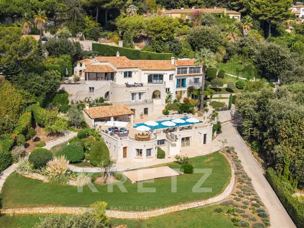DOMAINE SECURISÉ- Propriété Vue mer panoramique SAINT PAUL DE VENCE