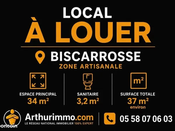 Local commercial 37 m² Biscarrosse