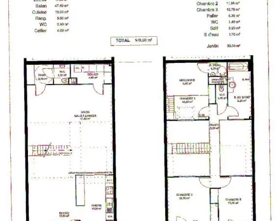 Maison 6 pièces 149 m²