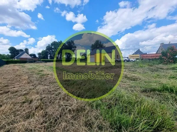 Terrain constructible VIABILISE de 836 m2 -
