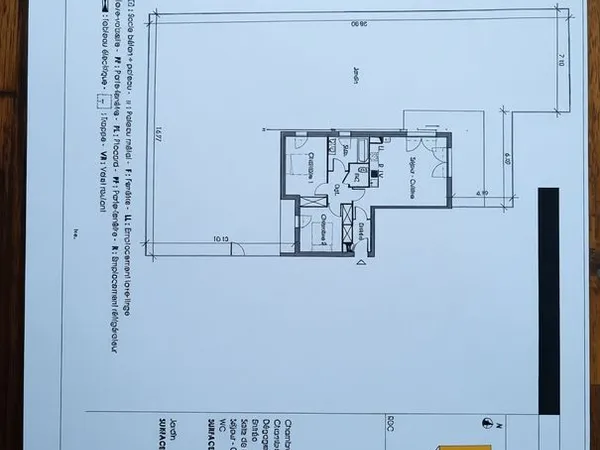 A louer T3 non meublé Mérignac Les Eyquems - Grand jardin