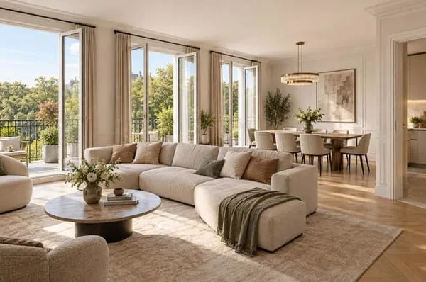 5 PIÈCES AU 4E ÉTAGE  TERRASSE D'ENVIRON 28 M²  GARE DE PUTEAUX À 8 MIN À PIED